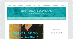 Desktop Screenshot of discussingdissociation.com